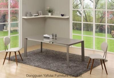 Classic Factory Extension Glass Dining Table Home Furniture