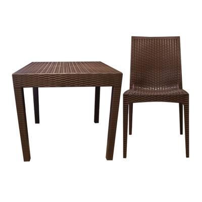 Factory Direct Sell Plastic Kitchen Living Room Dining Table Chairs