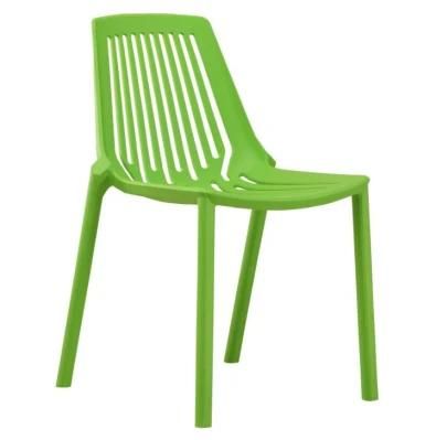 Sedia Modern Plastic Salle Manger Plastic Chair with Plastic Legs