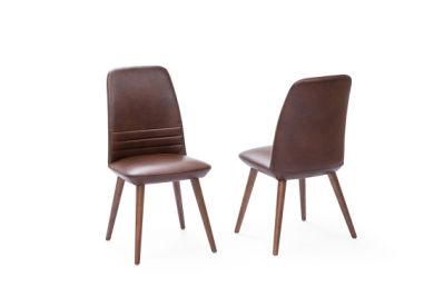 Factory Wholesale New Design Breathable Leather Dining Chair