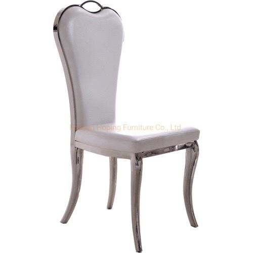 Modern Dining Chair Hotel Hall Big Banquet White Wedding Chair Steel Pictures Living Room Chairs