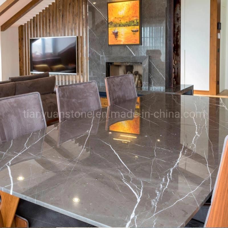 Marble Dining Table Rectangle Blue Marble Top Italian Dining Table Marble Top for Furniture