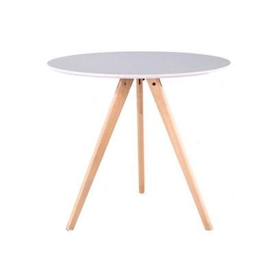 Cafe Chairs and Tables Wholesales Modern Coffee Table MDF Round Dining Table Set