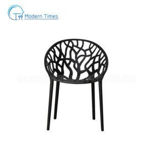Modern Minimalist Style PP Breathable Living Room Dining Chair Outdoor Dining Chair