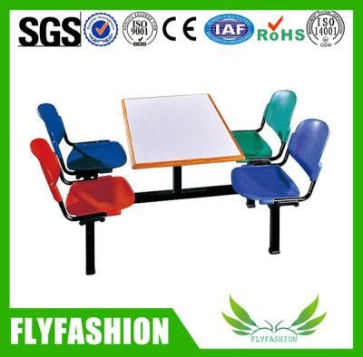 High Quality Plastic Dining Table and Chair Set for Sale (DT-06)