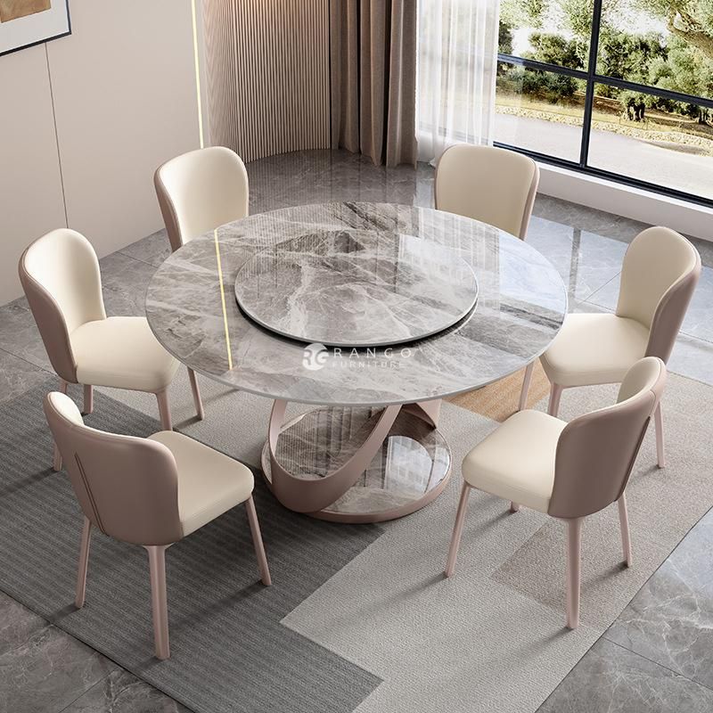 Dining Furniture Round Wholesale Commercial Luxury Dining Table Sets with Dining Office Restaurant Chair
