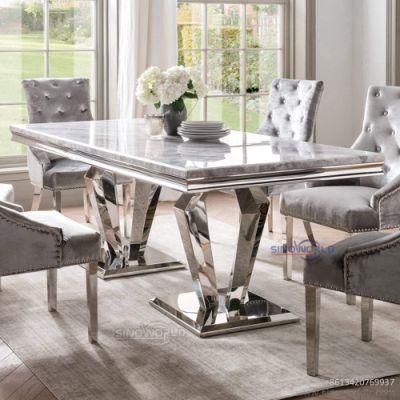 Luxury Hotel Banquet Cake Table Dining Gold Wedding Stainless Steel Table