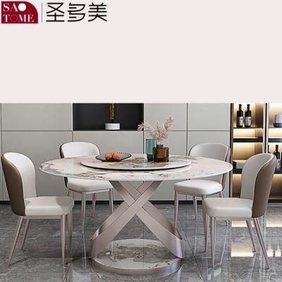 Modern Restaurant Dining Room Round Table T with 4 6 Seaters