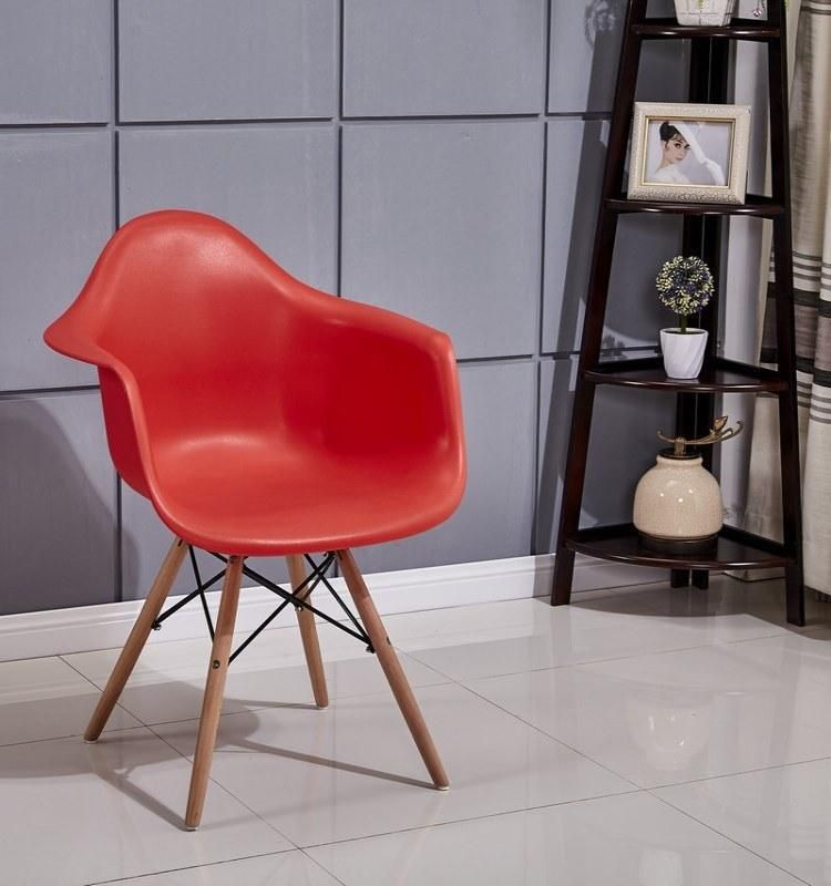 Simple Classic French Cafe Bistro Decorative Plastic Armrest Dsw Dining Chair