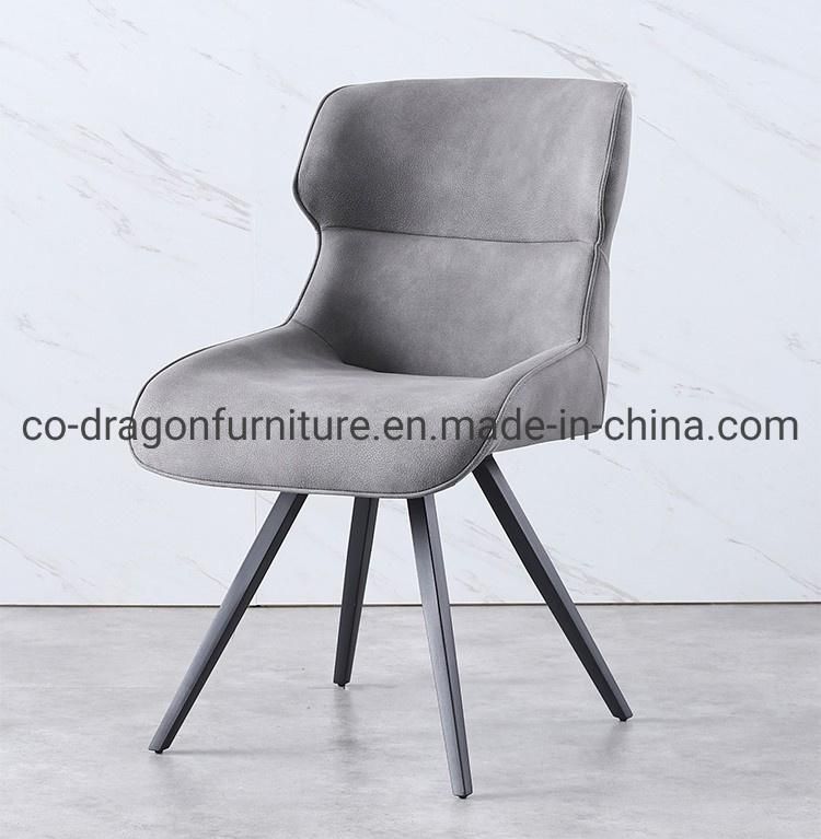 European Style High Quality Luxury Leisure Leather Dining Chair