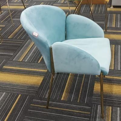 Nordic Style Fabric Bedroom Dining Lounge Chair