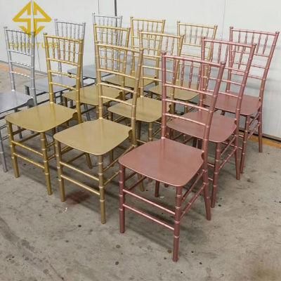 Wholesale PP Resin Chiavari Chair Tiffany Chairs for Wedding and Event Dining