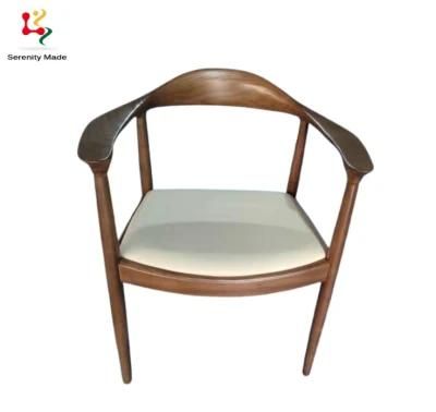 Latest Design Commercial Furniture Restaurant Hotel Room Lounge Leisure Solid Wood Living Room Dining Chair