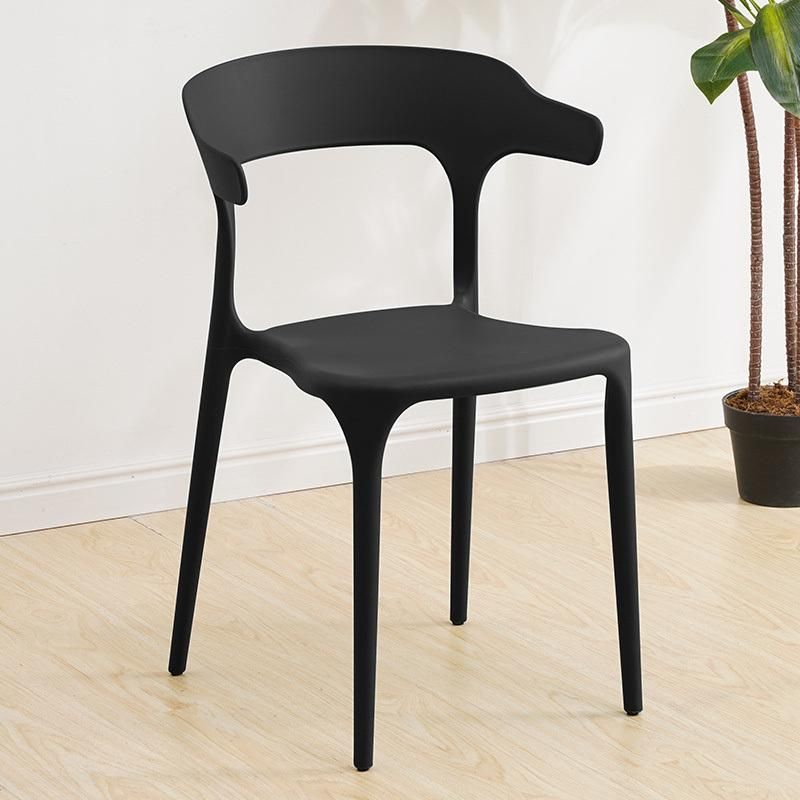 Hot Sales Plastic Furniture Casual Simple Thickened Dining Chairs