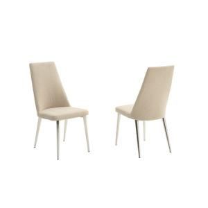 Beige Restaurant Upholstered Furniture Dining Chair