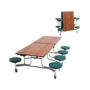 8 Seater Canteen Table Cafeteria Table Folding Table