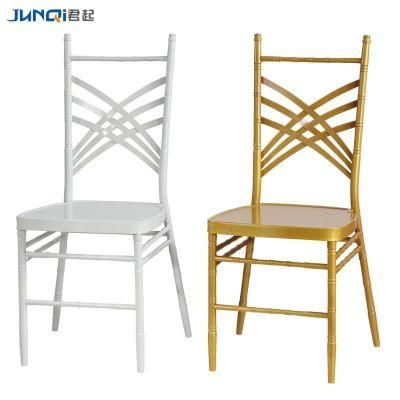 Restaurant Furniture Wedding Metal Iron Aluminum Chiavari Chair for Events