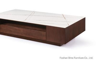 China Home Furniture Modern Sintered Stone Top Coffee Tea Table