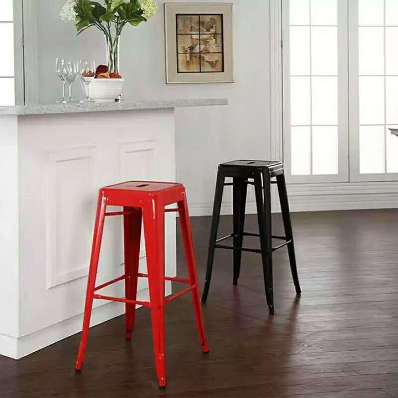 Factory Price Wholesale Vintage Replica Metal Bar Chairs