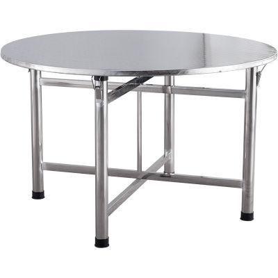 Hot Sales Foldable Round Stainless Steel Table