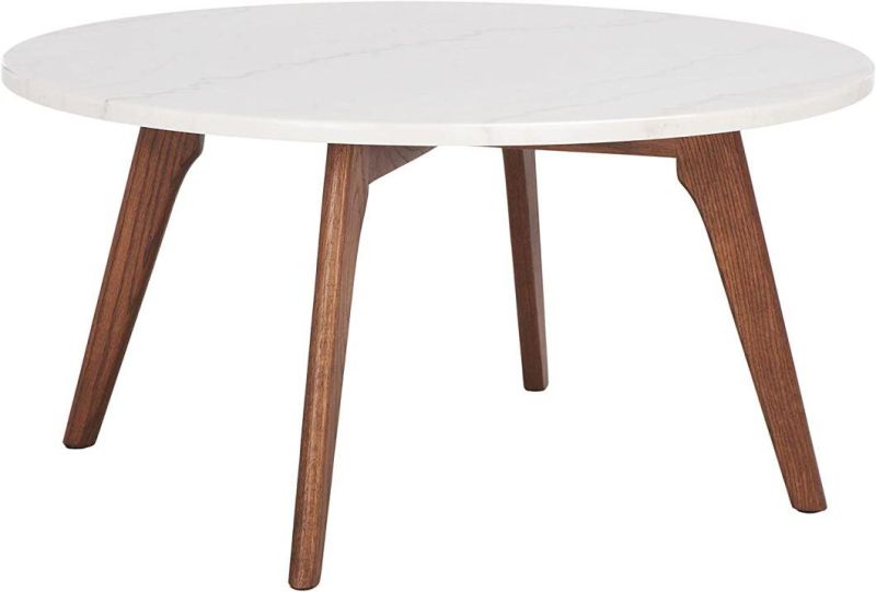 Marble Table Popular Square Shape Beech Wood Cross Leg Dining Table with Chairs for Dining Room