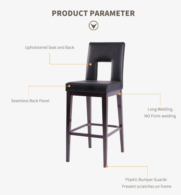 Modern Furniture Wholesales Fashionable Modern Furniture Slim Bar High Stool Chair