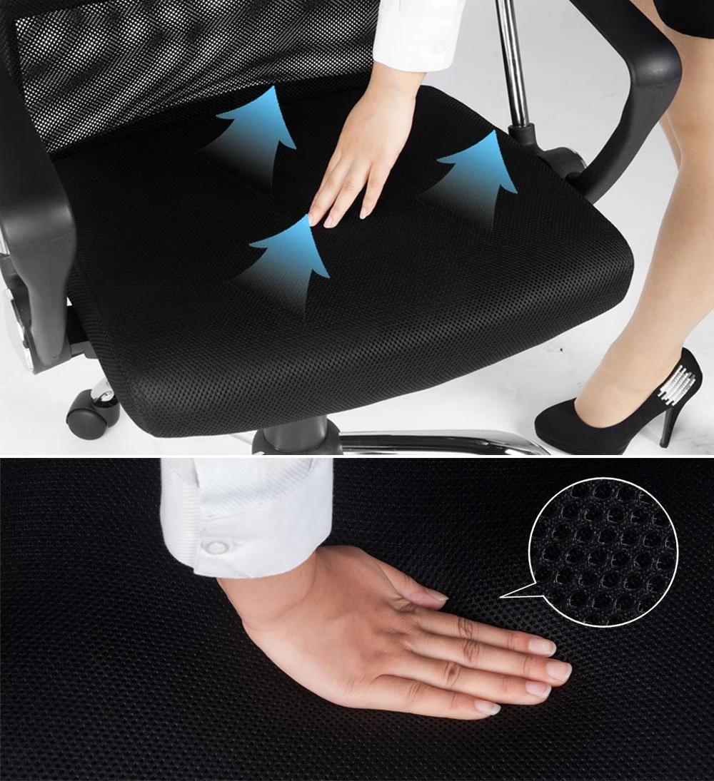 Hot Sale on Line Swivel Chair Price Black MID-Back Mesh Office Chair Computer Desk Chair