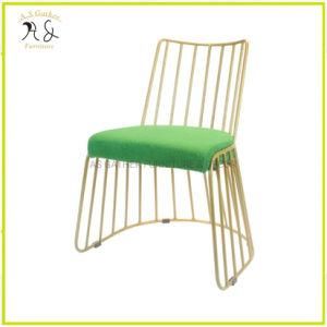 Nordic Design Chair Metal Chair Luxury Upholstered Chair Restaurant Dining Chair