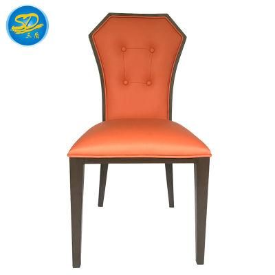 Metal Lounge Salon Chair Dining Chair for Restaurant