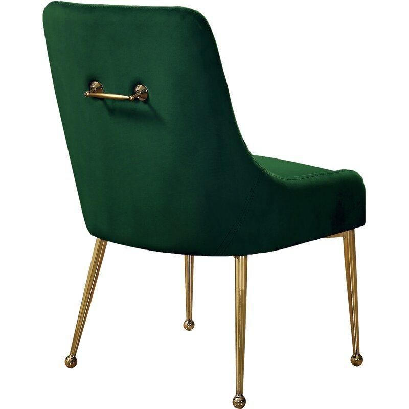 Wholesale Gold Luxury Nordic Cheap Indoor Home Furniture Room Restaurant Dining Leather Velvet Modern Dining Chair