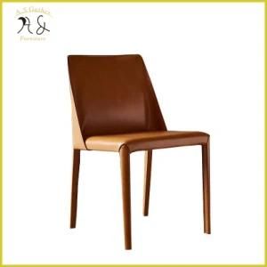 Living Room Contemporary Luxury Design Leather Cafe Dining Chair