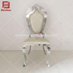 Luxury Back Silver Stainless Steel Dining Chair for Dining Room