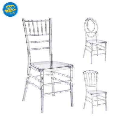 Hot Sale Clear Transparent Plastic Resin PC Event Wedding Chair