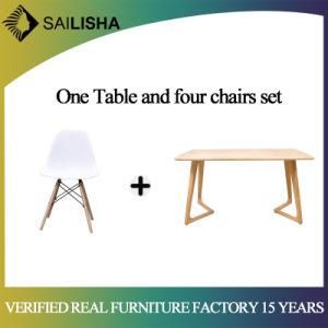 Dining Table and Chiars Wooden Furniture Sets for Dining Room
