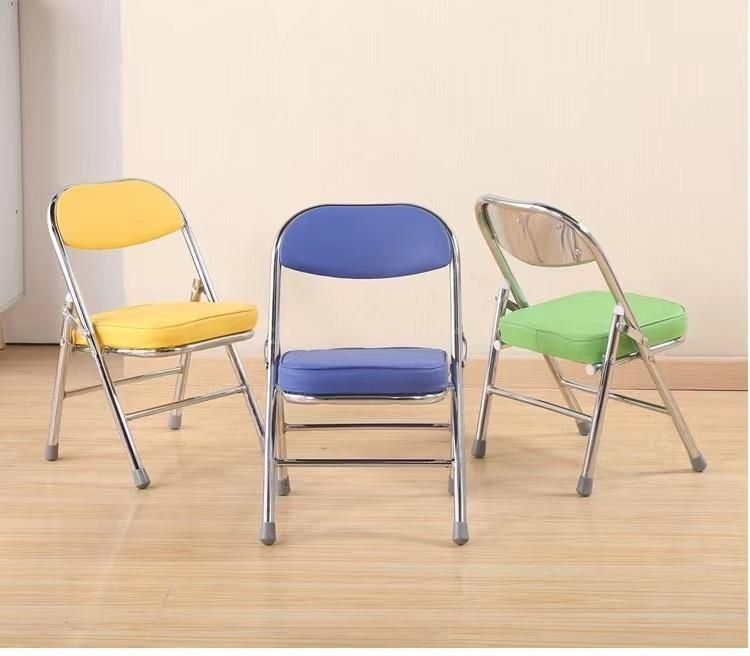 Safety Outdoor Colorful Folding Kids Study Children Party Dining Chair
