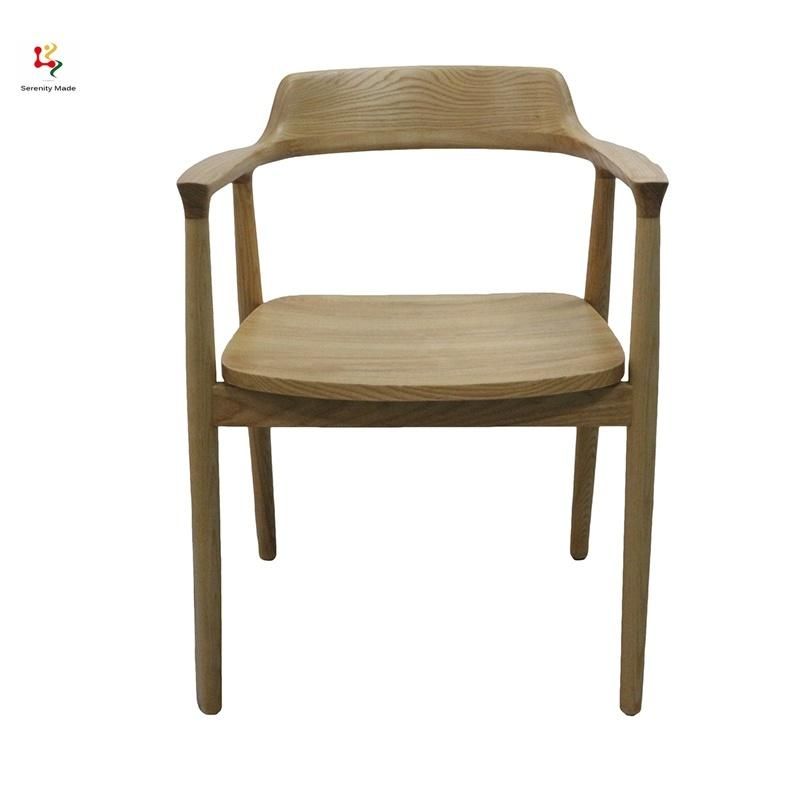 Modern Commercial Restaurant Furniture Wood Dining Chairs with PU Leather Seat