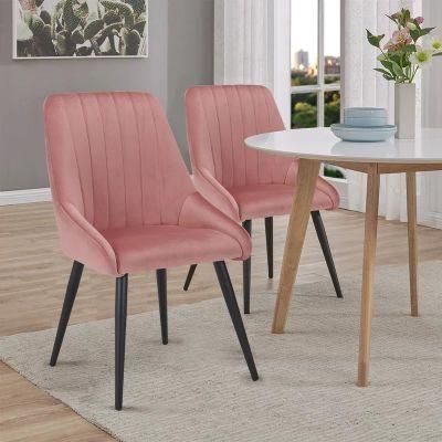 Side Simple Comfortable Coffee Shop Metal Wood Modern Chair Outdoor Home Living Dining Room Furniture Chair