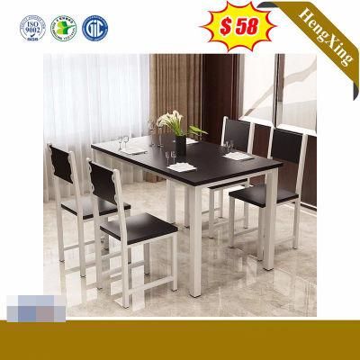 Furniture Set Wood Indoor Modern Wooden Home Furniture Rectangular Set Dining Table with Chair