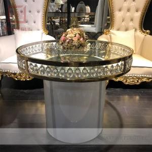 Hot Sale Wedding Crystal Round Cake Table