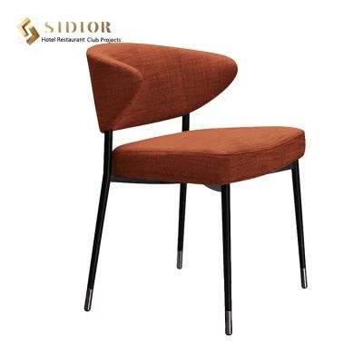 Wholesale Restaurant/Bar/Cafe PU or Fabric Padded Seat Wooden Dining Chair