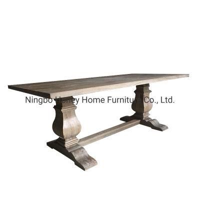 French Style Luxury Oak Wood Classic Hot Selling Dining Table