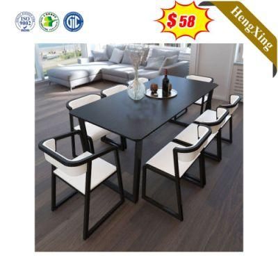 Hot Selling Modern Design Elegant Simple Rectangular Dining Room Furniture Sets