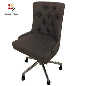 Wholesale High Back Ergonomic Office Chair Upholstered Swivel Arm Chair