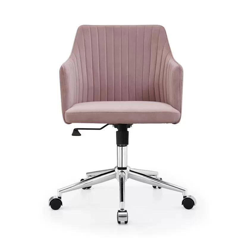 Nordic Modern Plastic Computer Office Negotiation Swivel Chair Light Luxury Creative Dining Chair Personality Designer Leisure Chair