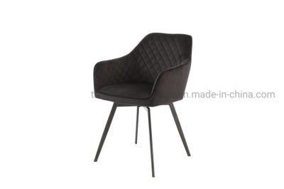 Modern Customer Armchair Living Room Chair Velvet Comfortable Dining Room Chair