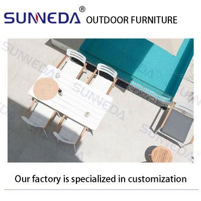 Outdoor Garden Furniture Sets Modern Dining Patio Sun Aluminum Chair Sets