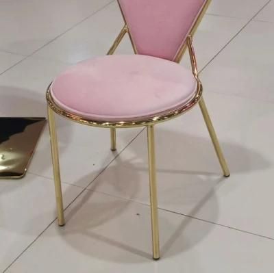 Hot Selling at Factory Prices Hotel Sale Banquet Hall Gold Stainless Steel Dining Chair for Wedding