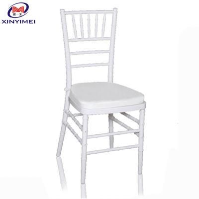 Stacking Metal White Chiavari Chair for Romantic Wedding
