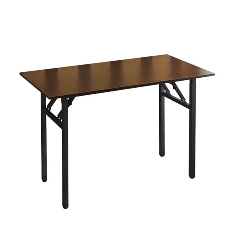 Cheap Modern Metal Indoor Dining Meeting Hotel Restaurant Folding Table