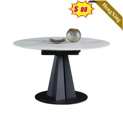 Restaurant Dining Hotel Banquet Wedding Event Furniture Round Table with Marble Top